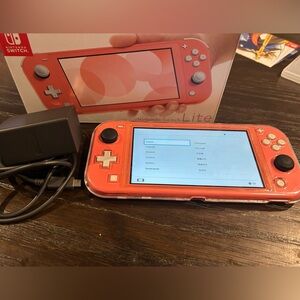 Pink Nintendo switch Lite